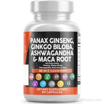 Energy-Boosting Herbal Capsules Combo